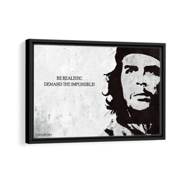 che guevara quote framed canvas black frame