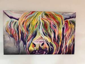 highland cow canvas review