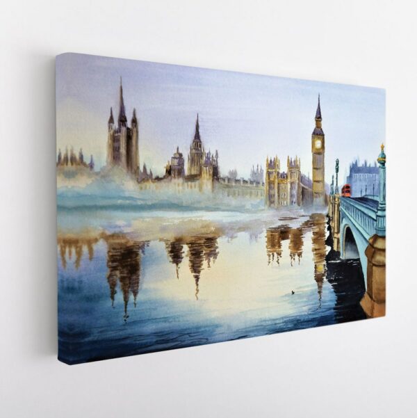 london Westminster bridge stretched canvas