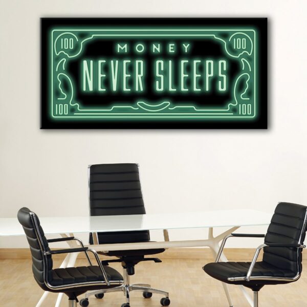 money never sleeps canvas3