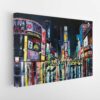 new york painting stretched canvas