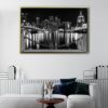 pittsburgh at night frame canvas