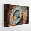 prague astronomical Clock stretched canvas