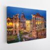 rome monuments stretched canvas