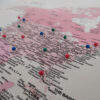 shade of pink push pin world map - usa zoom