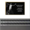 usain bolt quote floating frame canvas