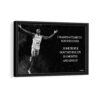 usain bolt quote framed canvas black frame