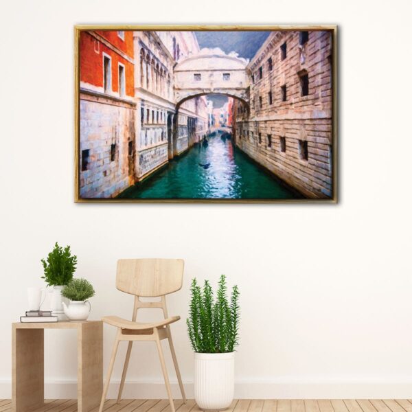 venice painting frame canvas