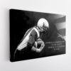 american football quote stretched canvas