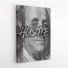 benjamin franklin hustle canvas art