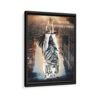 mindset is everything framed canvas black frame