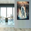 mindset is everything portrait canvas art