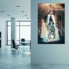 mindset is everything portrait canvas art1