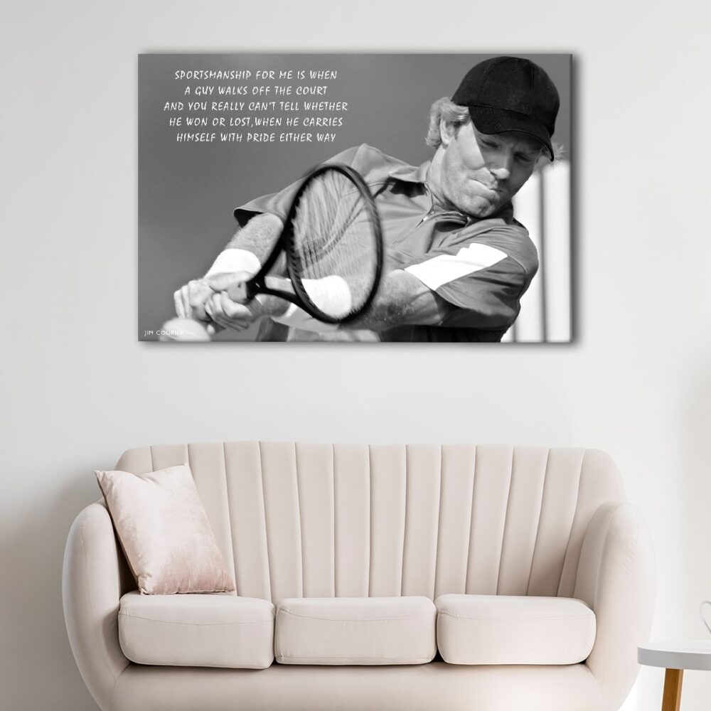 1 panels Jim Courier tennis canvas art