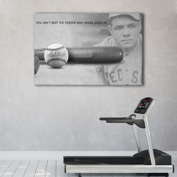 1 panels babe ruth basebal canvas art