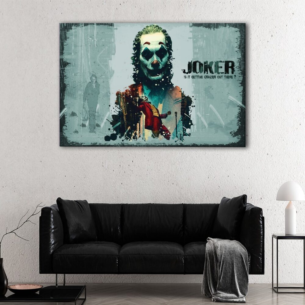 1 panels joker canvas art