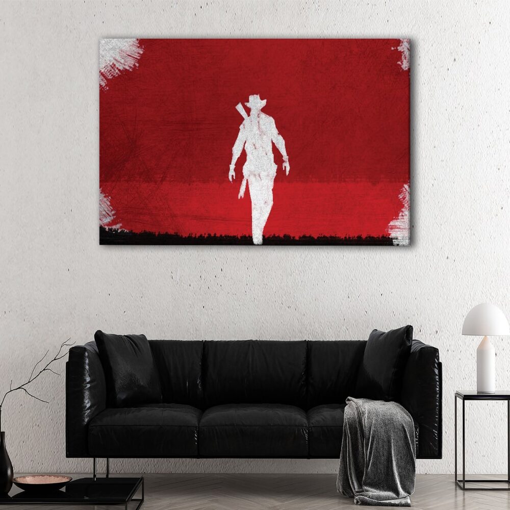 1 panels western gunman canvas art