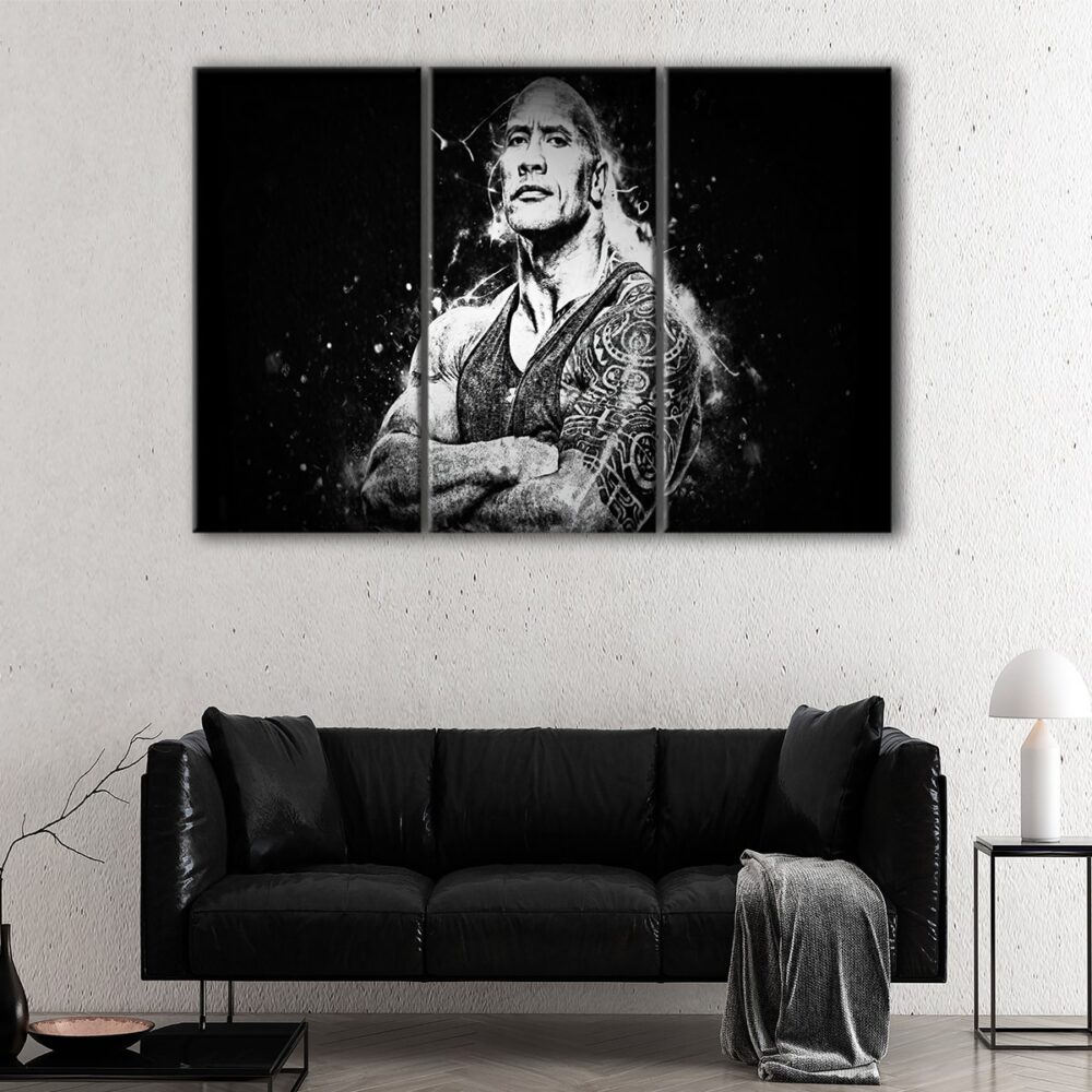 3 panels furious hobbs canvas art