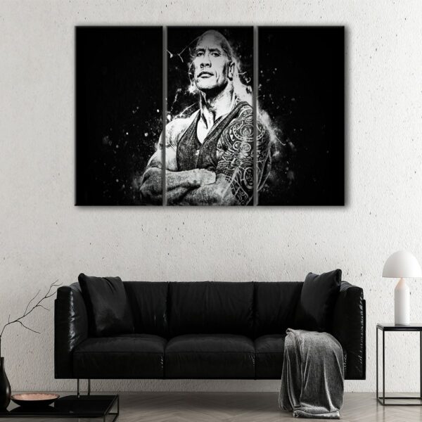 3 panels furious hobbs canvas art