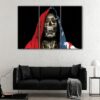 3 panels santa muerte canvas art