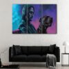 3 panels the boggyman canvas art