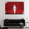 3 panels western gunman canvas art