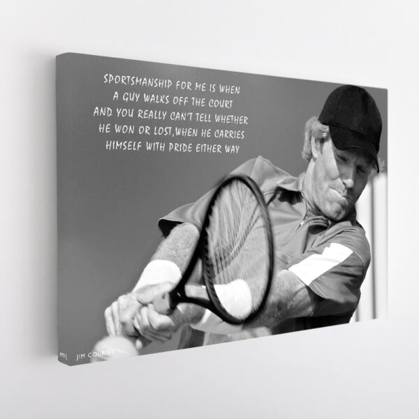 tableau sur toile imprimée tennis de jim courier