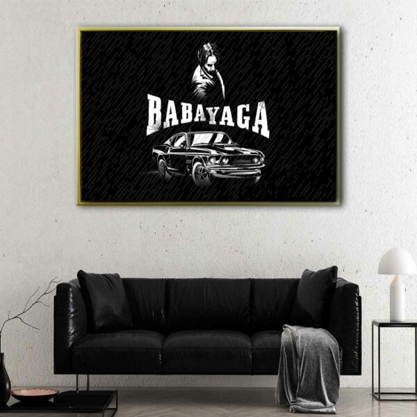 baba yaga floating frame canvas