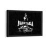 baba yaga framed canvas black frame