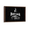 baba yaga framed canvas walnut brown