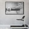 babe ruth basebal floating frame canvas