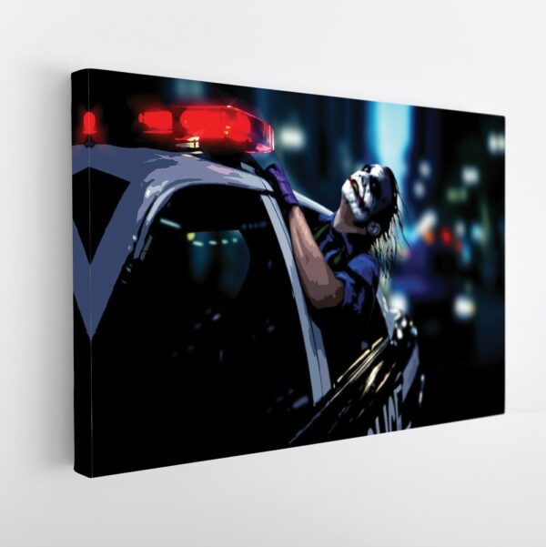 classic joker stretched canvas