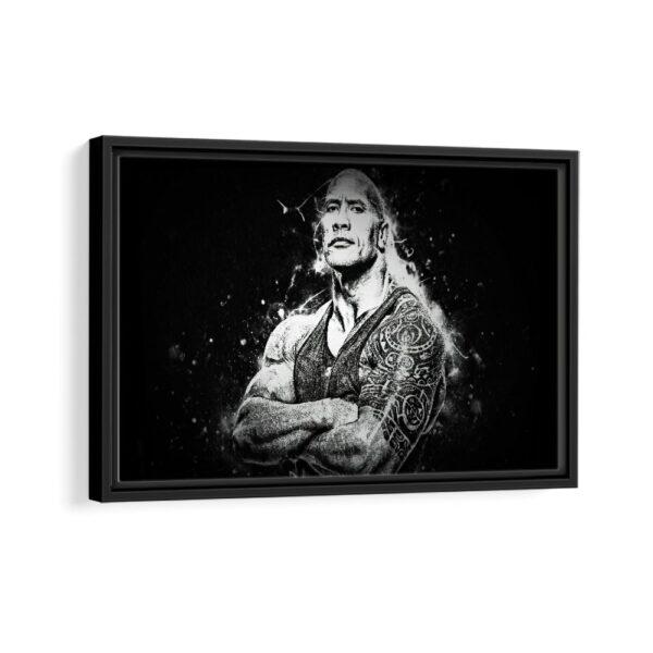 furious hobbs framed canvas black frame