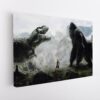 godzilla vs king kong stretched canvas