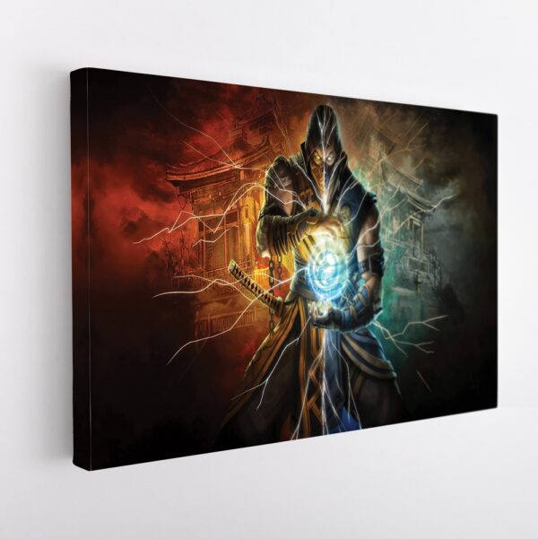 great warrior stretched canvas