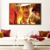 indiana jones floating frame canvas