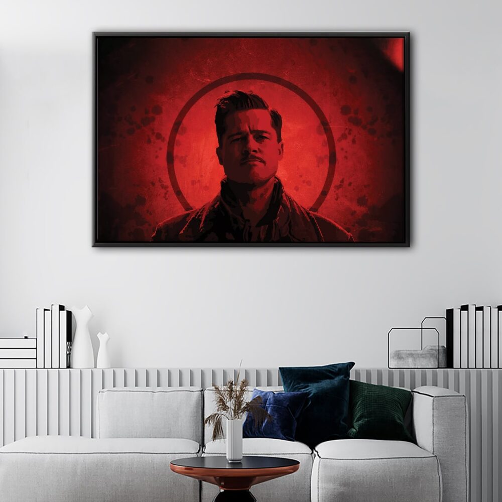 inglourious basterds floating frame canvas