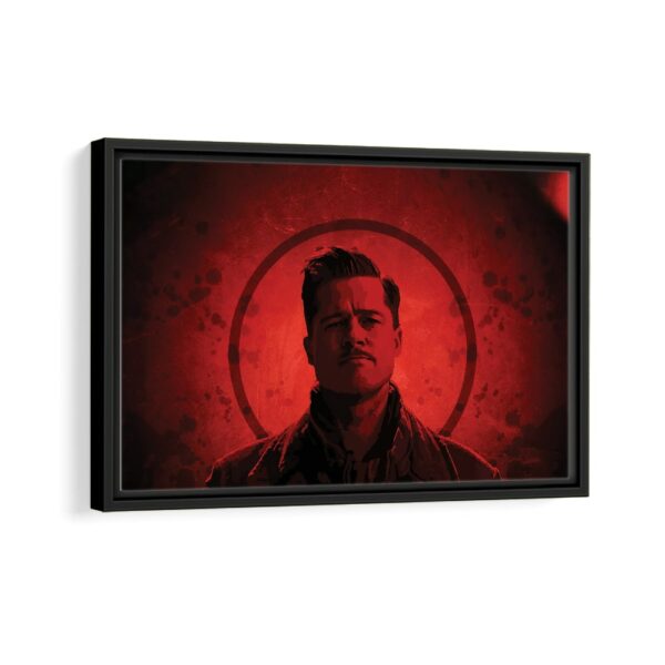 inglourious basterds framed canvas black frame