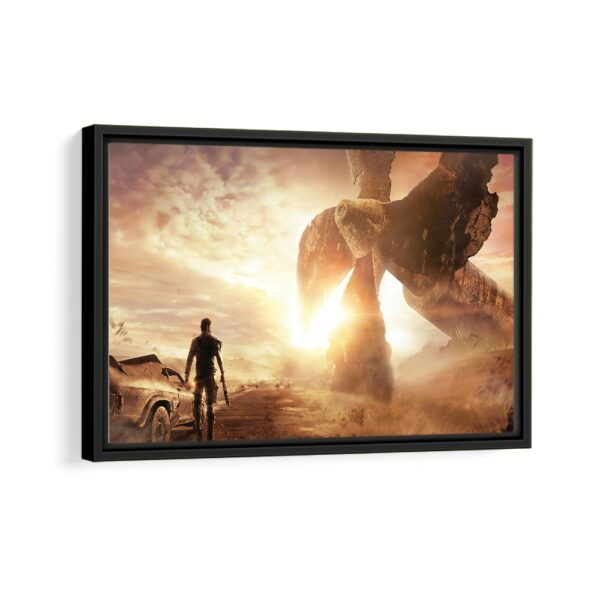 mad max framed canvas black frame