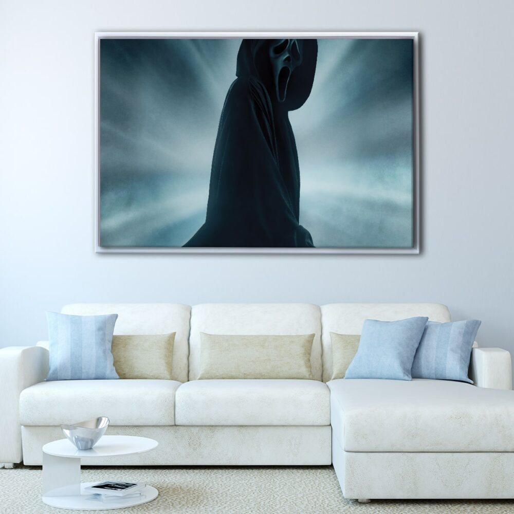 scream floating frame canvas