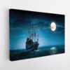 the black pearl stretched canvas