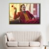 the joker floating frame canvas