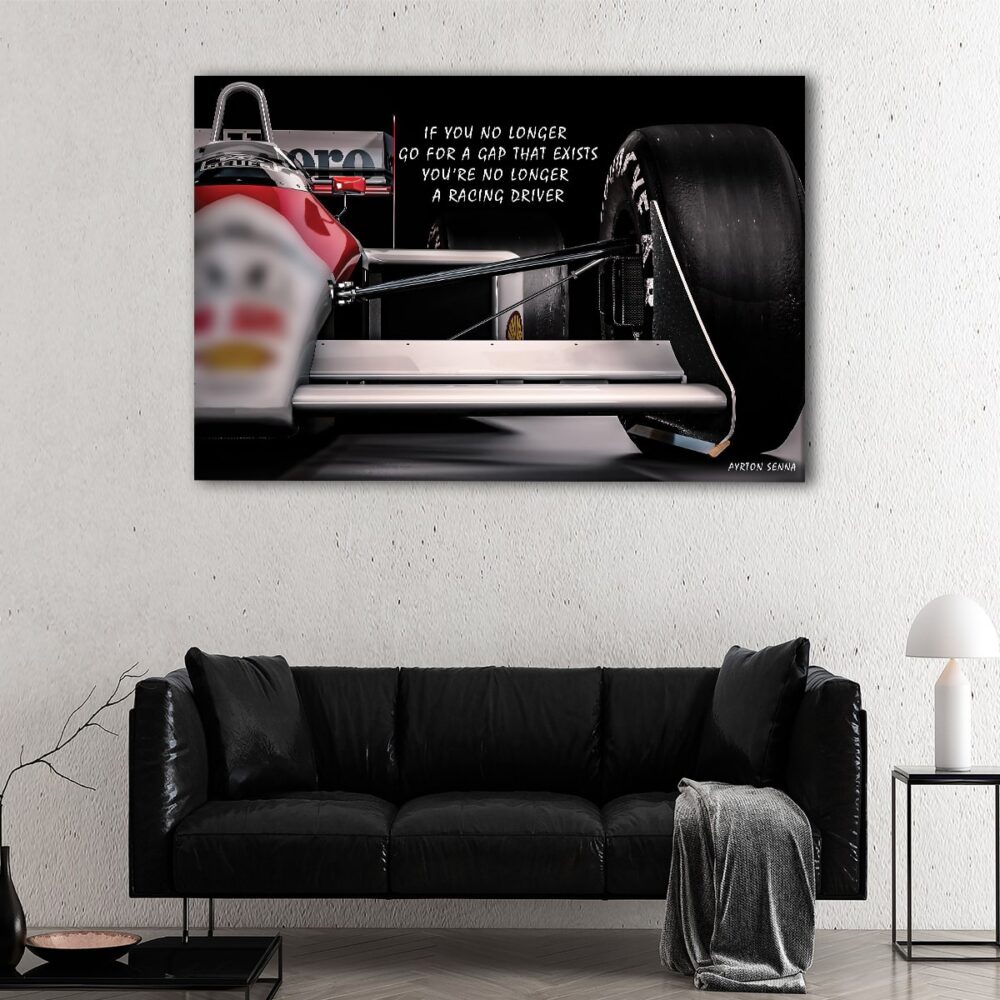 1 panels ayrton senna canvas art