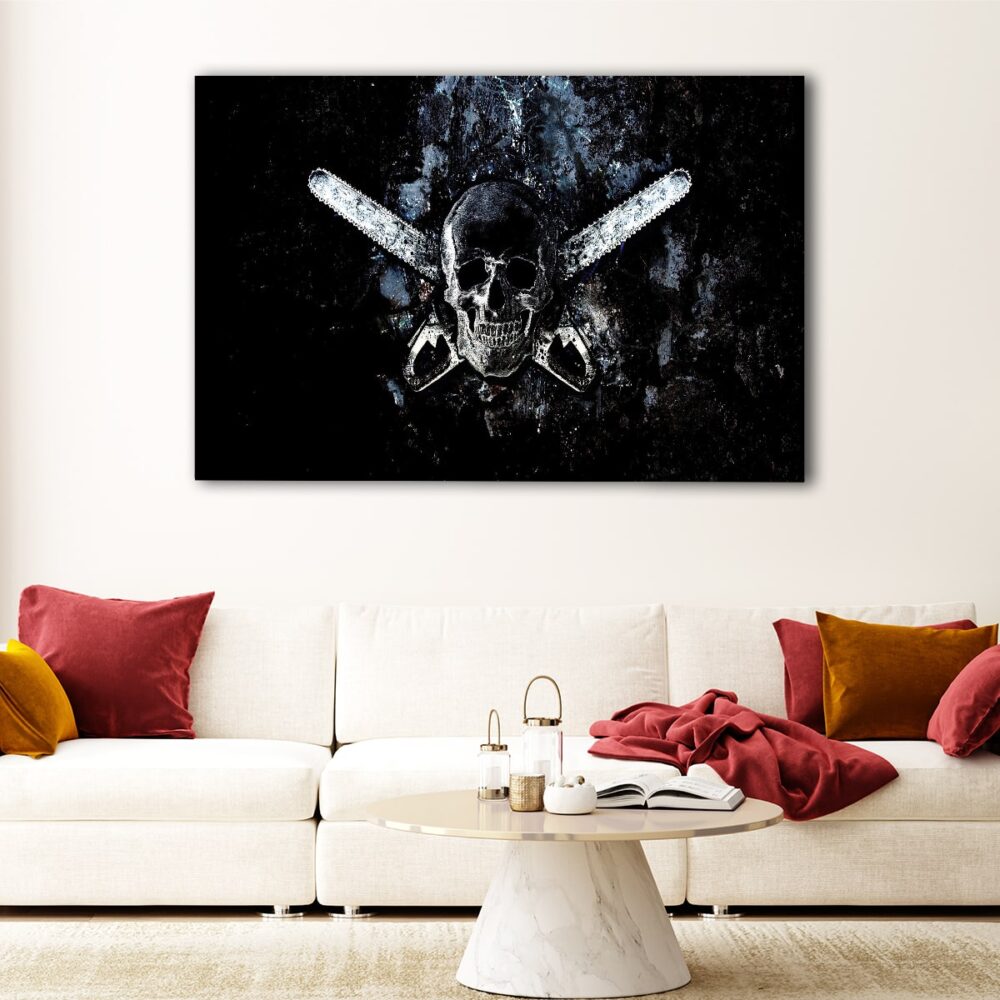 1 panels chainsaw massacre canvas art