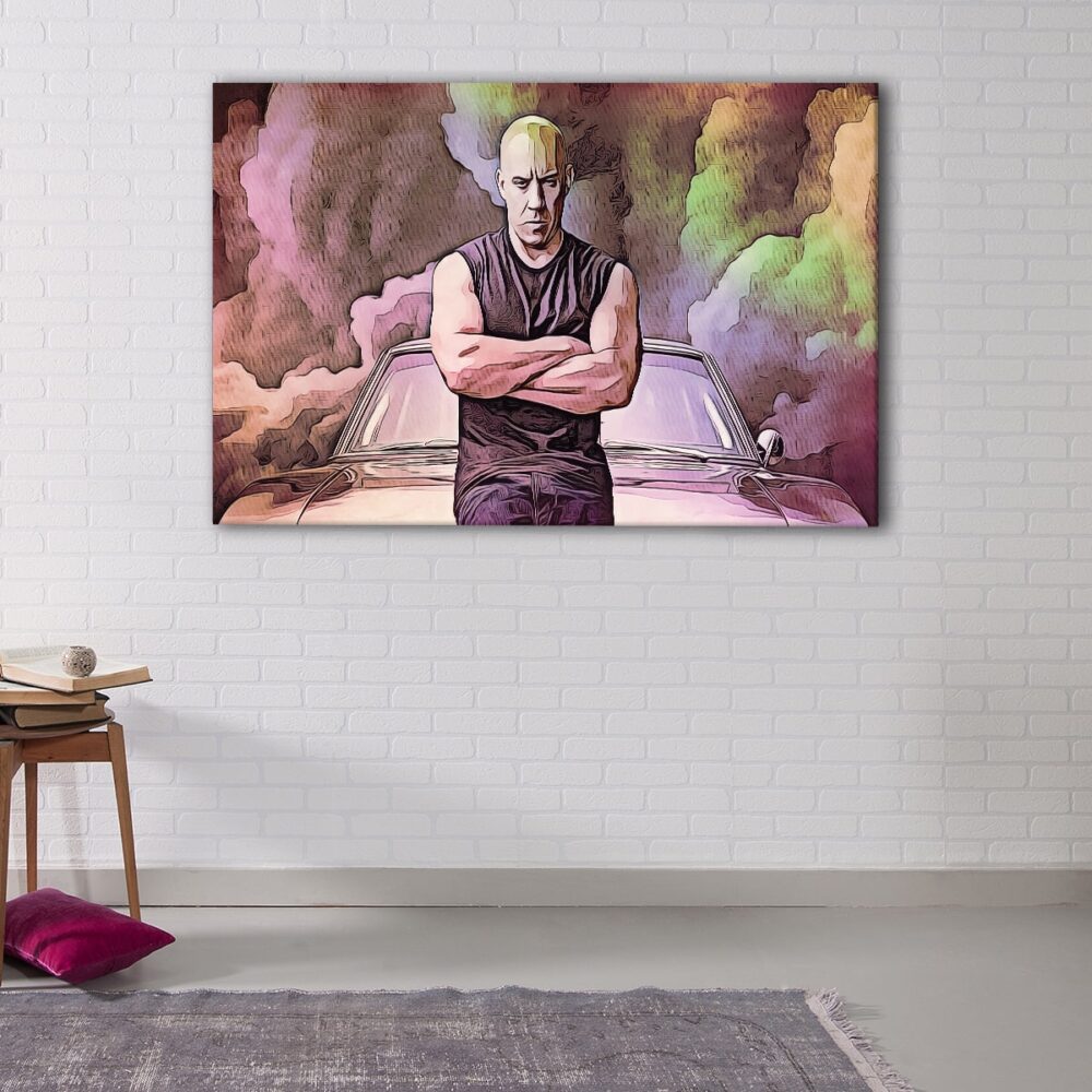 1 panels dom toretto canvas art