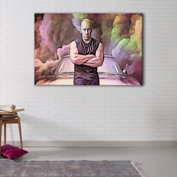 1 panels dom toretto canvas art