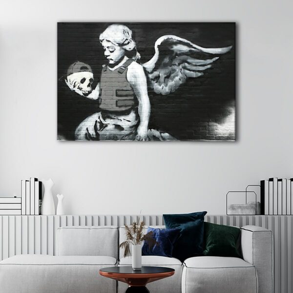 1 panels fallen angel canvas art