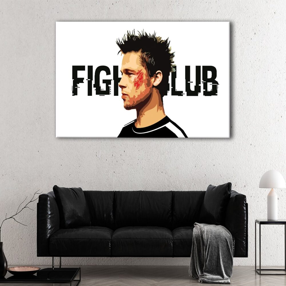 1 panels fight club canvas art