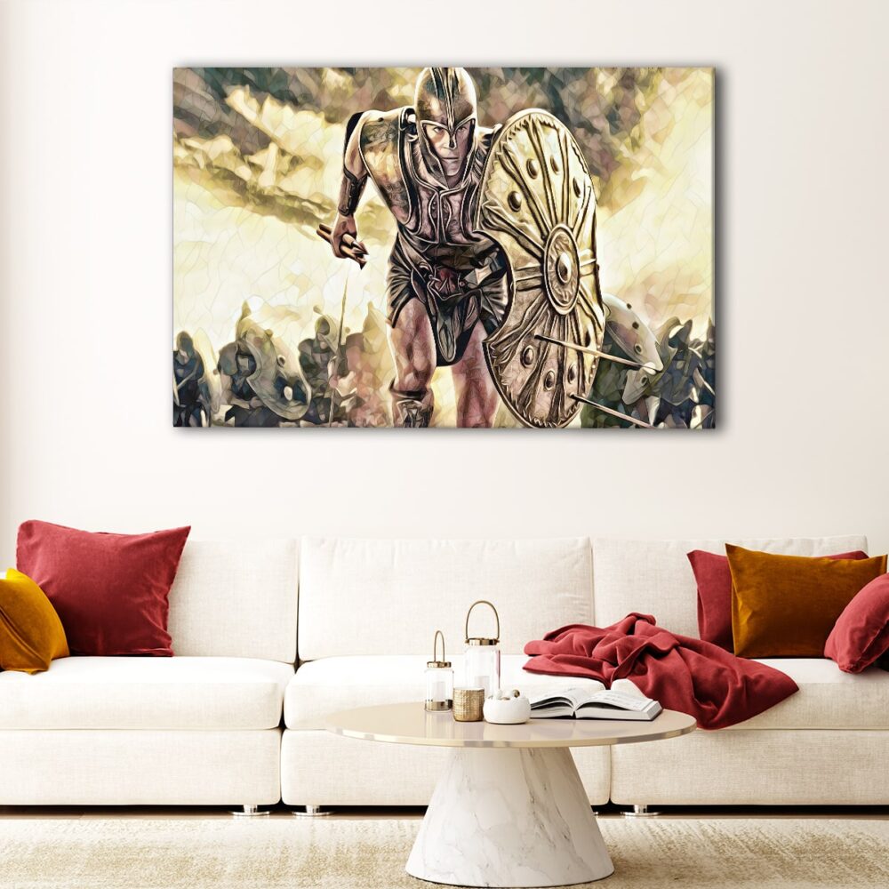 1 panels glorious achilles canvas art