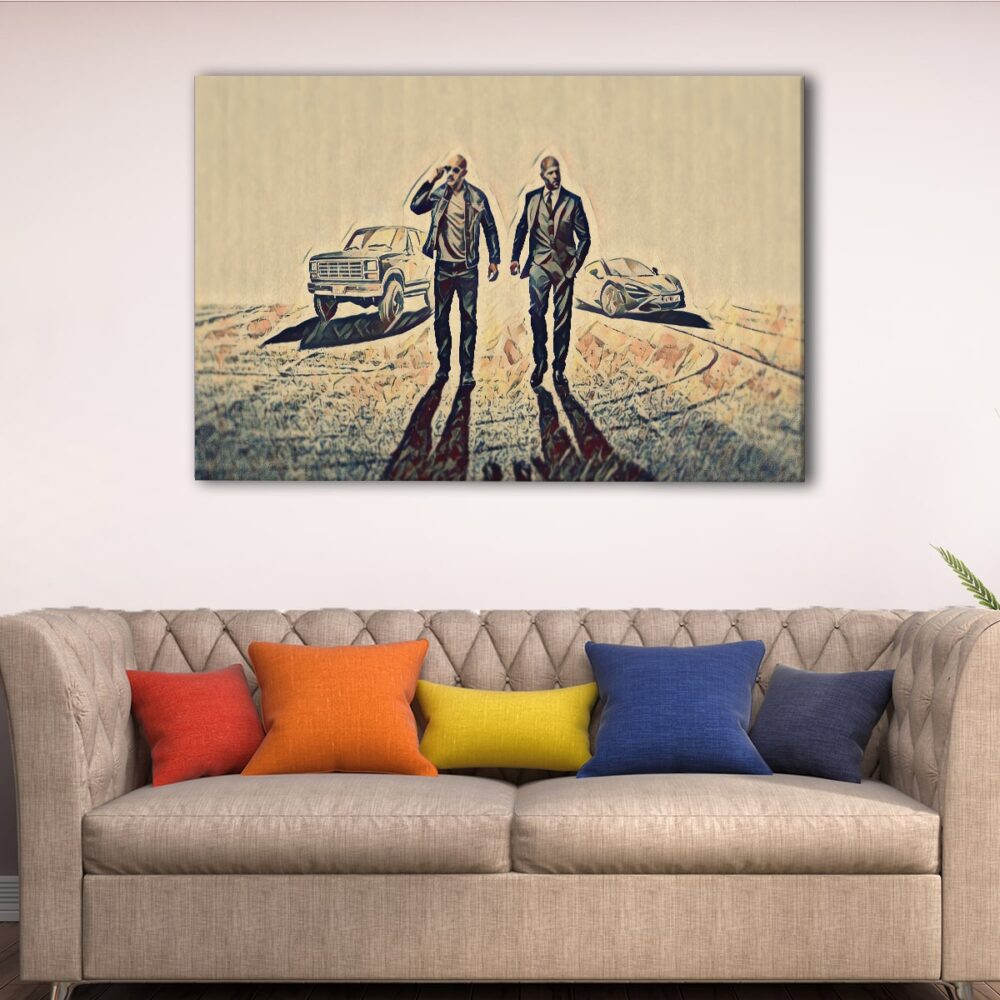 1 panels hobbs and shaw canvas art